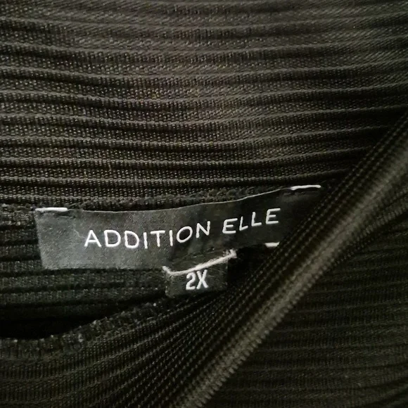 Addition Elle Ribbed Short Skirt - Picture 2 of 2